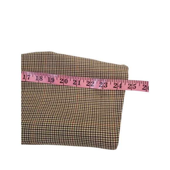 Brooks Brothers Suit Jacket Mens Brown 43 Wool Houndstooth‎ Lined Inner Pocket - Picture 15 of 16